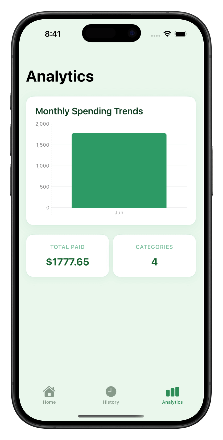 PayMinder App Screenshot